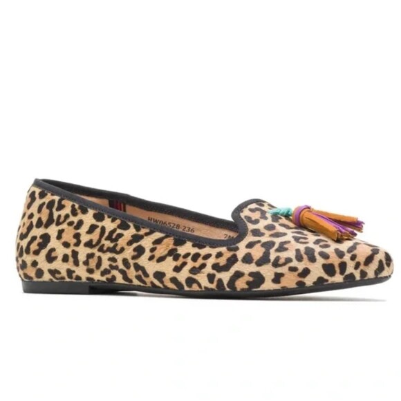 Hush Puppies Sadie Tassel Slip-On Flat - Leopard 7 - Picture 2 of 11